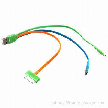 Mobile Phone PC Data Cables, Charger Wire Multi-interface, Apply to Games and More